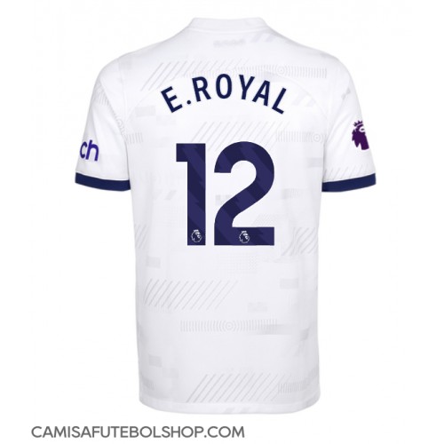 Camisa de time de futebol Tottenham Hotspur Emerson Royal #12 Replicas 1º Equipamento 2023-24 Manga Curta